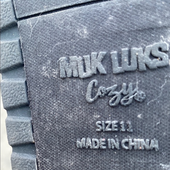 Muk Luks Cozy Black Knit Women's Boots - Picture 10 of 10